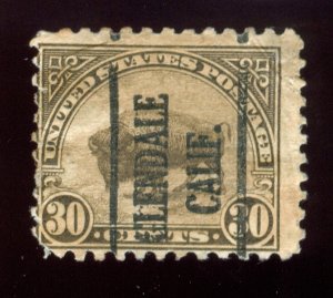 US Scott 700 Precancel Glendale, CALIF