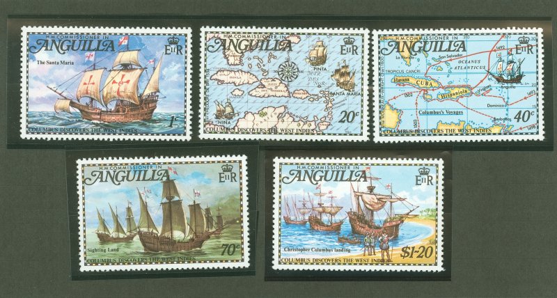 Anguilla #174-178  Single (Complete Set)