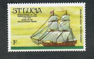 St. Lucia #380 MNH single