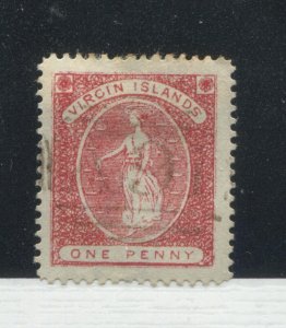 British Virgin Islands 1889 1d used