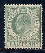 Gibraltar Scott # 49A, used