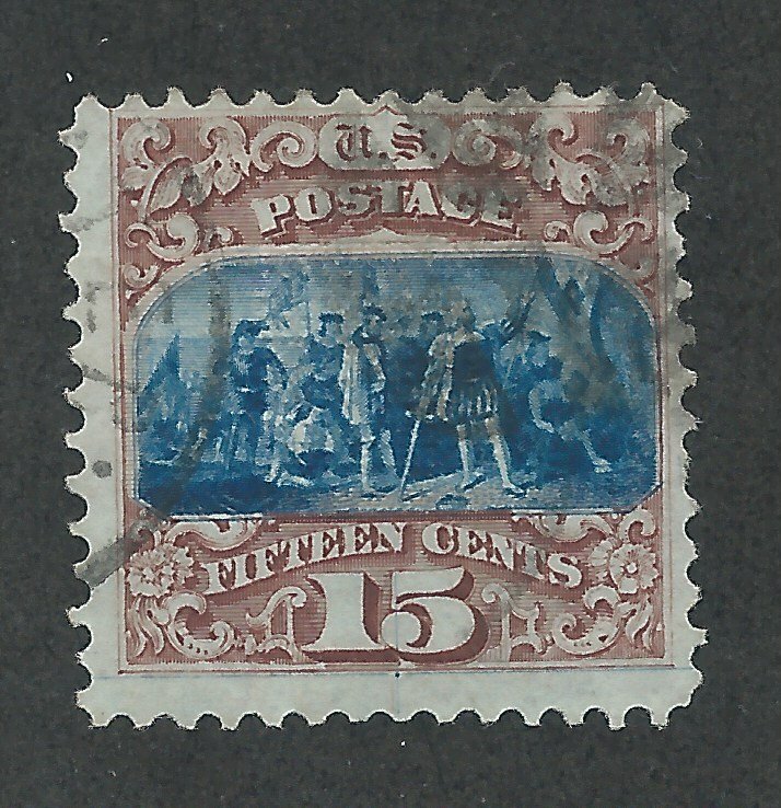 118 Used 15c. Pictorial,  Type I, scv: $850