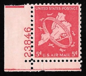 C38 5 cents New York Stamp mint OG NH XF