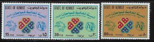 Kuwait 1983 World Communication Year Sc 918-920 MNH A3339