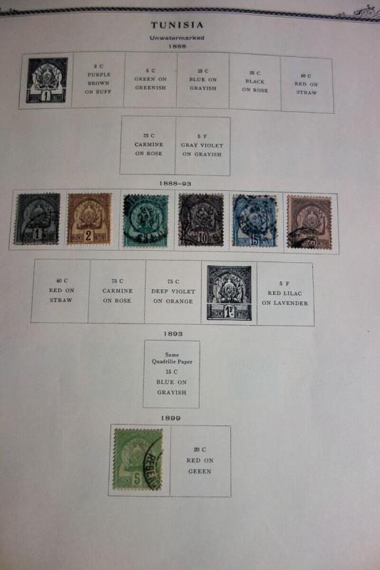 Tunisia Mint & Used Stamp Collection on Specialty Pages