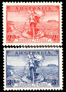 Australia Scott 157-158 Mint never hinged.