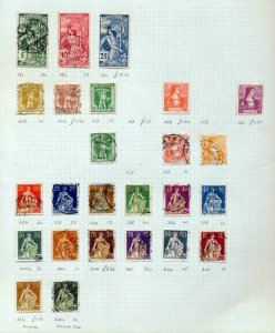 SWITZERLAND Early Helvetia to Mid M&U Collection(Appx 150 Items)ZY132