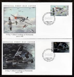 Marshall Islands Four 1994 FDC D-Day!
