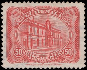 GUATEMALA STAMP 1926 SCOTT # 222. USED. # 1