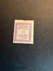 Stamps Cook Islands Scott #1 hinged