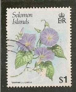 Solomon Is.  Scott  594  Flowering Plant      Used