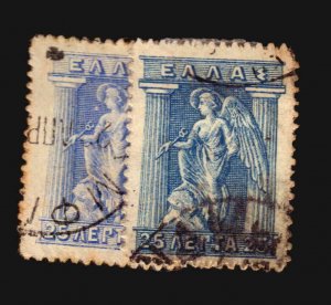 GREECE OLD STAMPS LOT VARIETIES GOOD VALUES INTERSTING LOT  