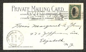 USA 294 STAMP BUFFALO NY TRANSPORT PAN AMERICAN EXPOSITION CANCEL POSTCARD 1901