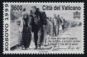Vatican 1117 MNH Kosovo Refugees
