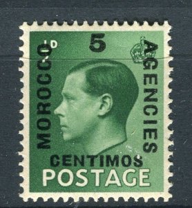 MOROCCO AGENCIES; 1936 early Ed VIII surcharged issue Mint hinged 5c.