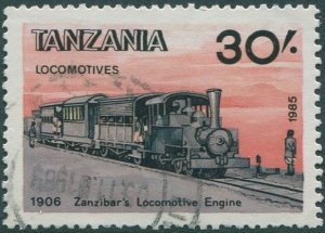 Tanzania 1985 SG449 30s Locomotive FU