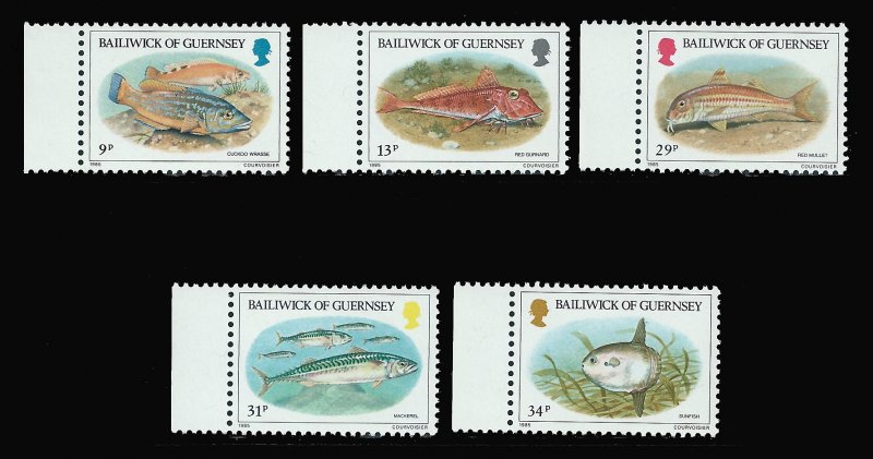 GUERNSEY 308-312 MNH