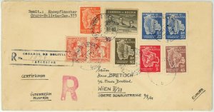 Latin America Cover Postage Collection Argentina Brazil Panama Guatemala Used