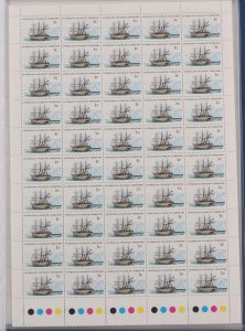 AUSTRALIA ANTARCTIC TERR 1979 Ships Part sheets. MNH **. SG ex 38-51 cat £430.