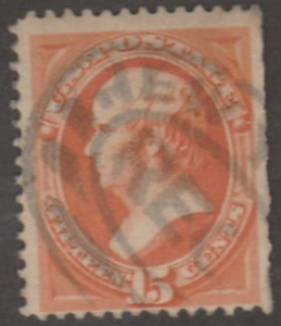 U.S. Scott #189 Webster Stamp - Used Single