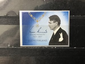Finland - Postfris/MNH - President Mauno Koivisto 2017