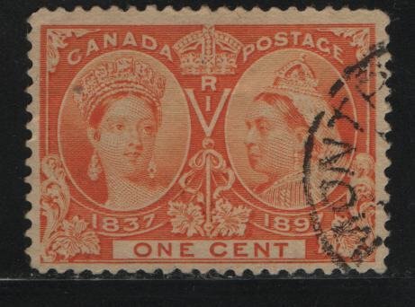 Canada, 51, USED, 1897 Queen Victoria 1837 & 1897