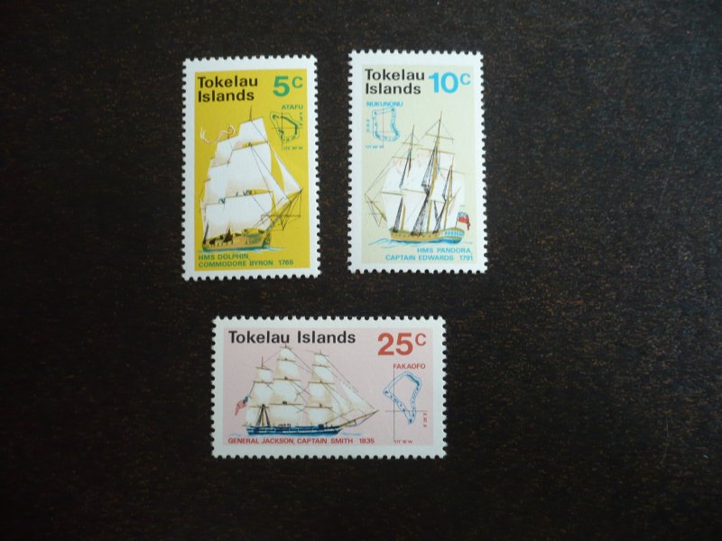 Stamps - Tokelau Islands - Scott#22-24 - Mint Hinged Set of 3 Stamps