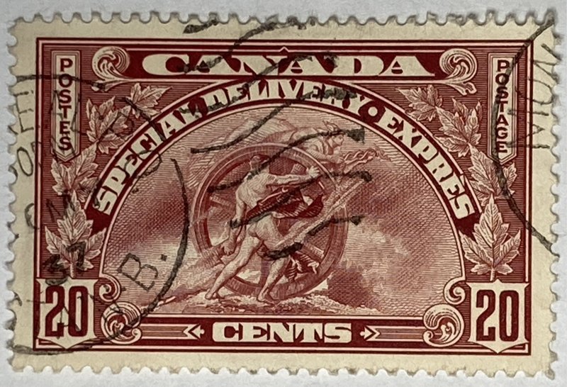 CANADA 1935 #E6 Special Delivery Stamp - Used