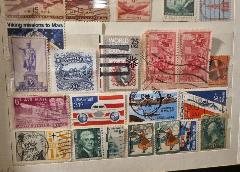 USA old lot some mint and some used #1067