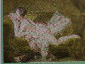 ​OMAN- 1973 WORLD FAMOUS NUDE ARTS PAINTING CTO S/S VF-EST.VALUE $10