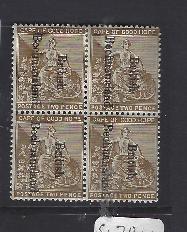 BECHUANALAND   (P2110B)  ON CAPE  2D  SG 39  BL OF 4, 2  MNH