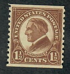 598 Harding MNH coil single