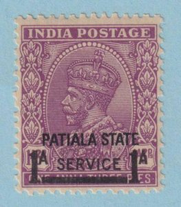 INDIA - PATIALA STATE O58 OFFICIAL  MINT HINGED OG * NO FAULTS VERY FINE! - AQN