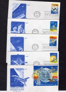 1912-19 Space Achievements, FDCs, Artmaster