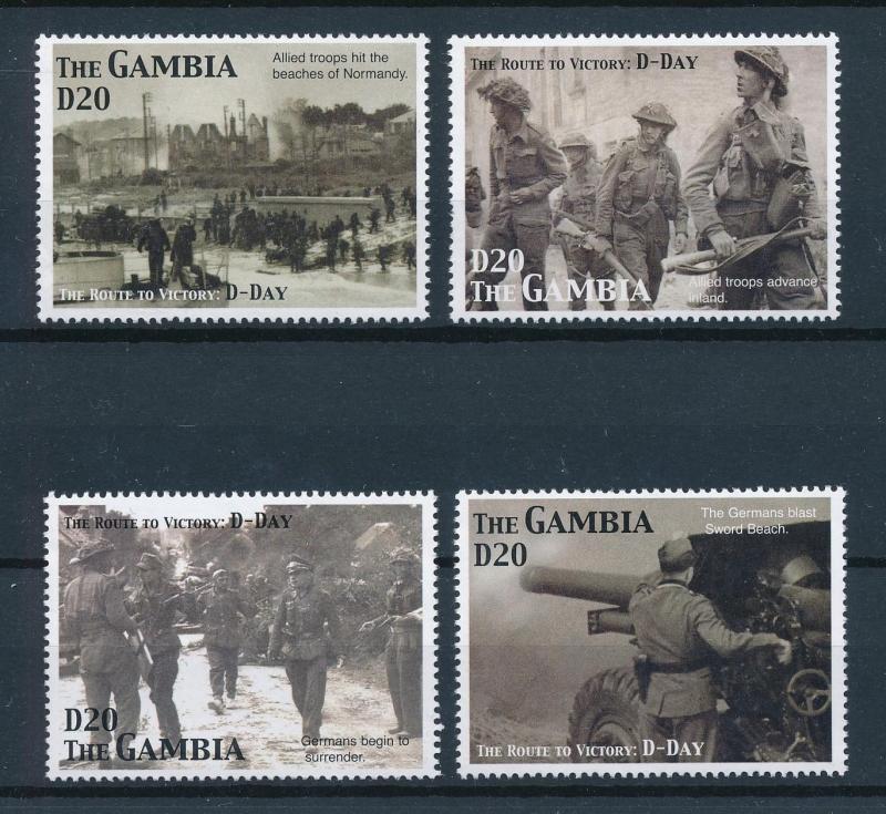 [75356] Gambia 2005 World War II D-Day  MNH