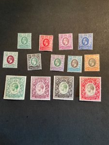 Stamps Somaliland Protectorate Scott #51-63 hinged