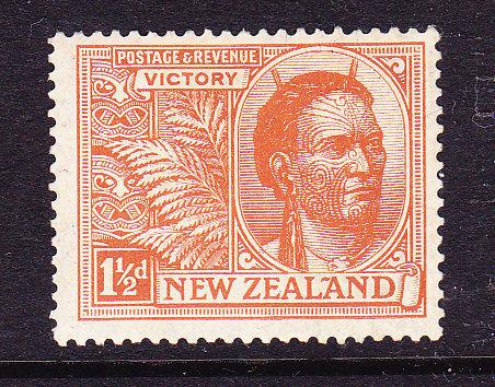 NEW ZEALAND 1920 1 1/2d  VICTORY MLH   SG 455