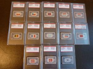 921 Superb 98 KOREA flag in full SET of stamps