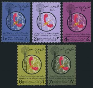 Saudi Arabia 388-392,MNH. Mi 292-296. Congress of Arab Telecommunications Union.