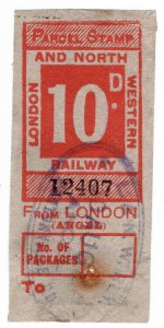 (I.B) London & North Western Railway : Parcel 10d (Angel)