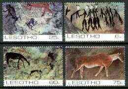 LESOTHO - 1983 - Rock Paintings - Perf 4v Set - Mint Never Hinged