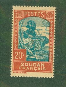 FRENCH SUDAN 68 MH BIN $0.50