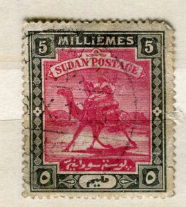 BRITISH EAST AFRICA PROTECTORATE; Early 1900s Came Rider used 5m. value