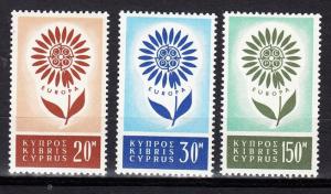 Cyprus Scott 244-246 Mint NH (Catalog Value $35.75)