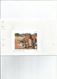 NAMIBIA - 1998 - Racing for Survival - Perf Souv Sheet - Mint Light Hinged