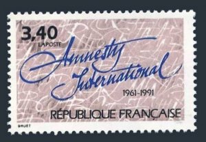 France 2268,MNH.Michel 2863. Amnesty International,30th Ann.1991.