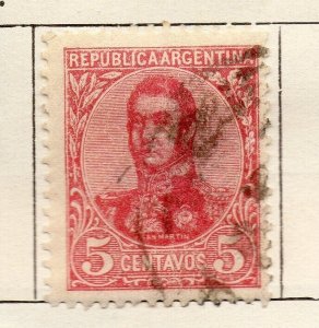 Argentina 1908-10 Early Issue Fine Used 5c. NW-93763