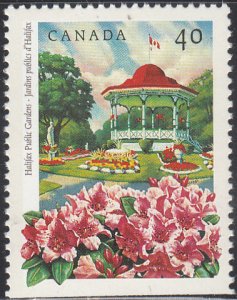 Canada 1991 MNH Sc #1315 40c Halifax Public Gardens, Nova Scotia - from botto...