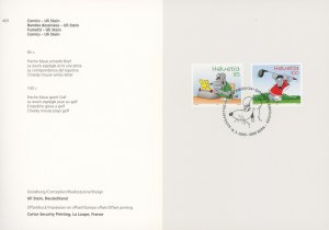 Switzerland 1203-4 PTT Presentation Booklet FDC cancel (002743 439)