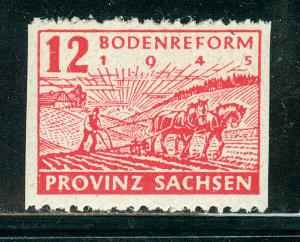 GDR Saxony Province Scott # 13N14, mint nh, variation